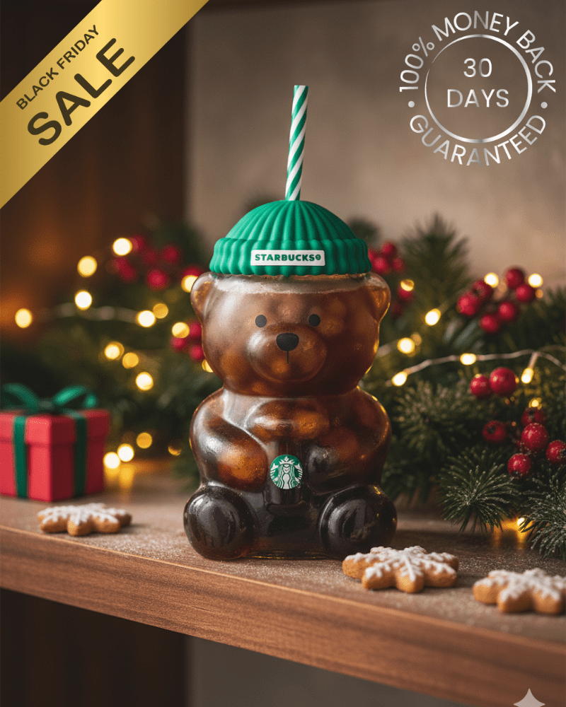 Bearista Starbucks Glass Cup 20oz