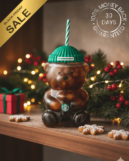 Bearista Starbucks Glass Cup 20oz